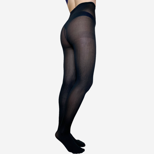 L-02 | Nylon Footed Opaque Tights (6 Pairs)