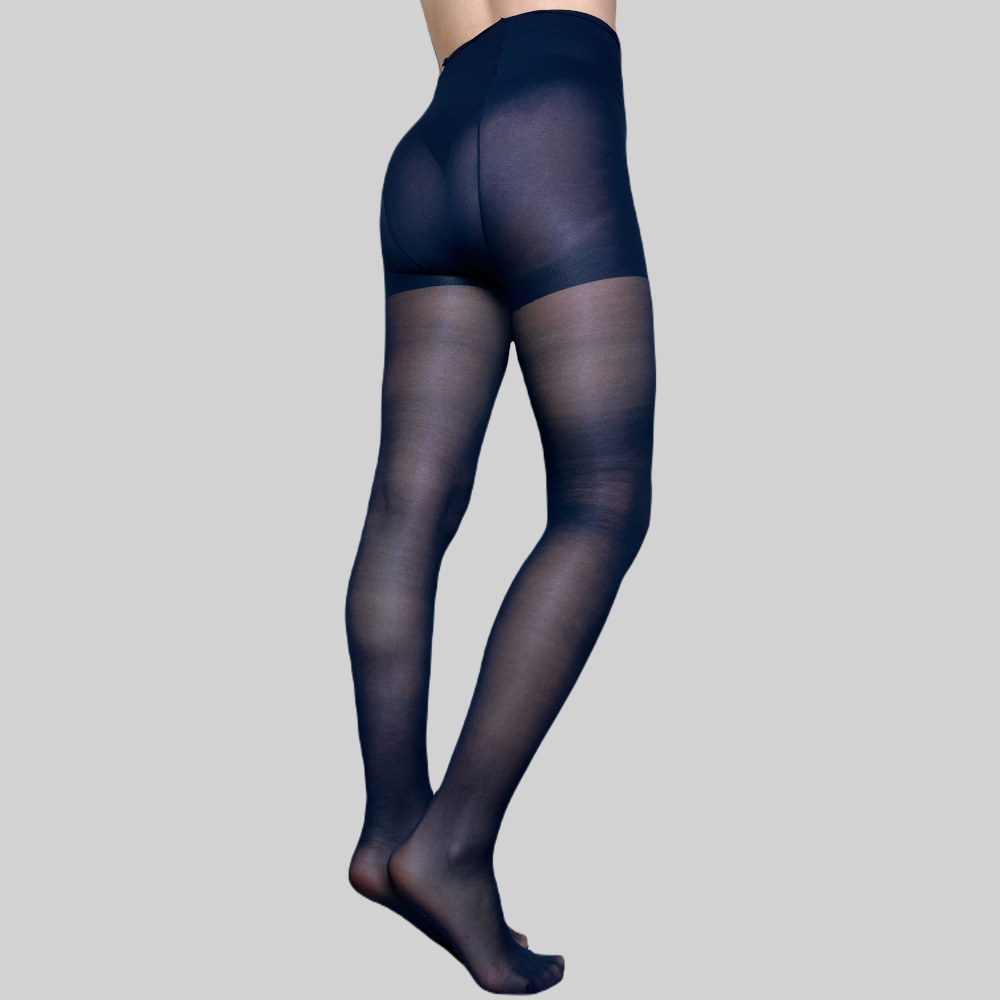 009XLQ | Plus Size Heavy Support Support Sheer Pantyhose with Spandex (6 Pairs)
