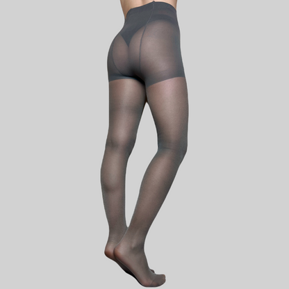 009XLQ | Plus Size Heavy Support Support Sheer Pantyhose with Spandex (6 Pairs)