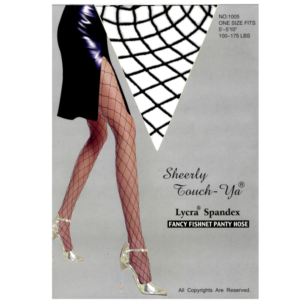 1005 | Large Mesh Fishnet with Spandex (6 Pairs)