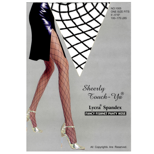 1005 | Large Mesh Fishnet with Spandex (6 Pairs)