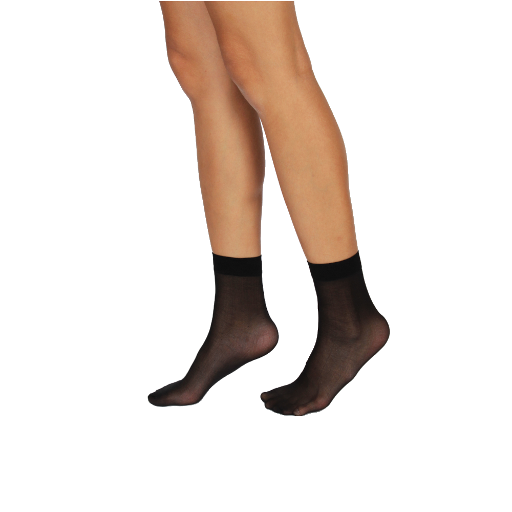 196AH | Spandex Ankle High by Sheerly Touch Ya (6 Pairs)