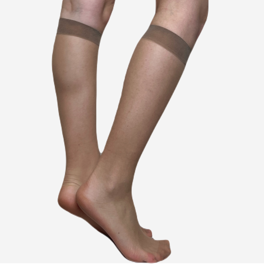 61KH | Nylon Knee High (12 Pairs)