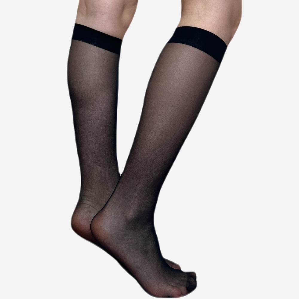 61KH | Nylon Knee High (12 Pairs)
