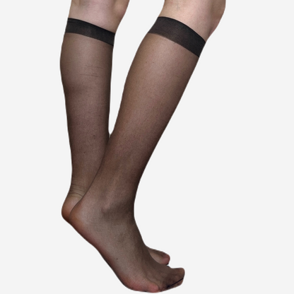 61KH | Nylon Knee High (12 Pairs)
