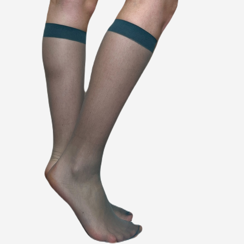 61KH | Nylon Knee High (12 Pairs)