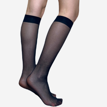 61KH | Nylon Knee High (12 Pairs)