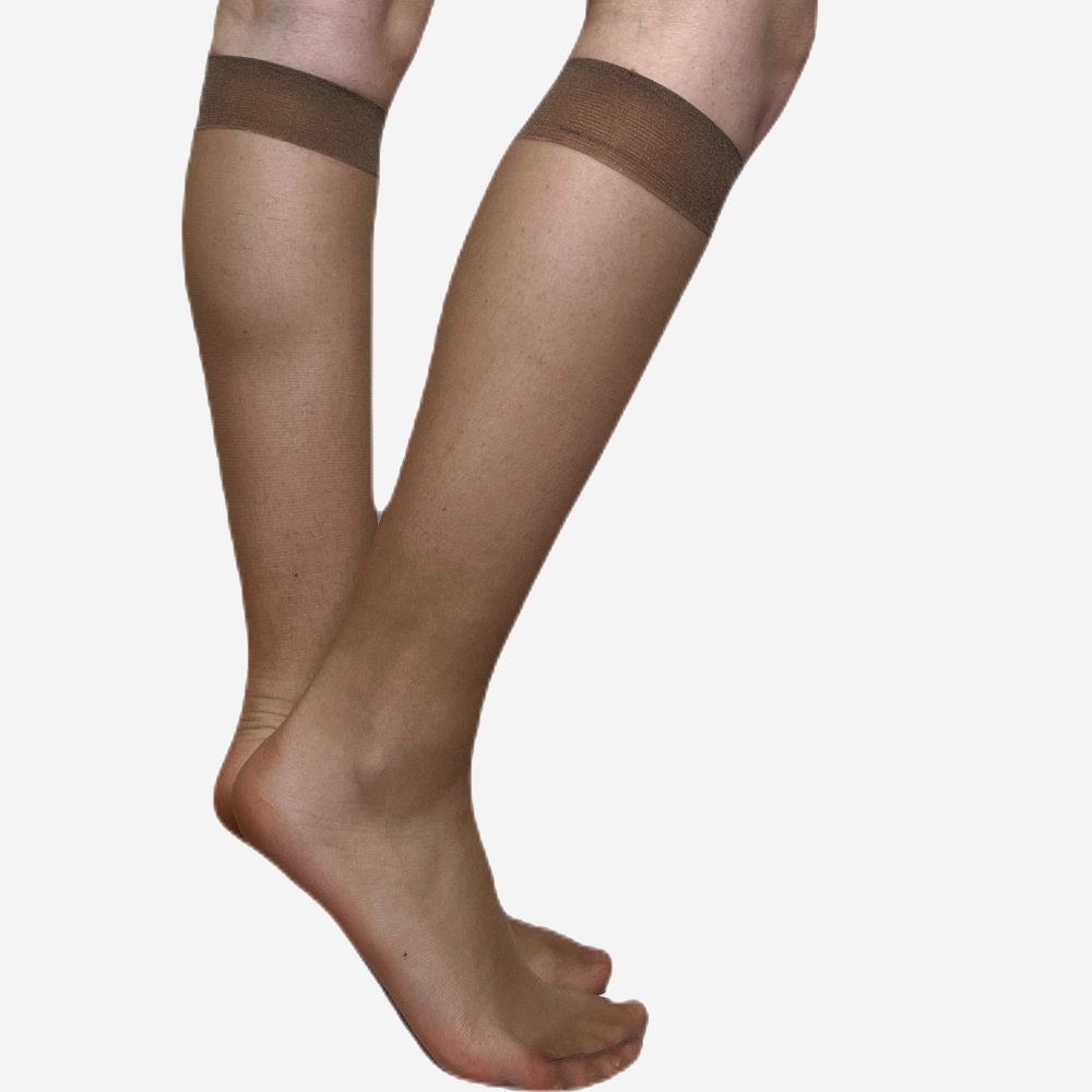 61KH | Nylon Knee High (12 Pairs)