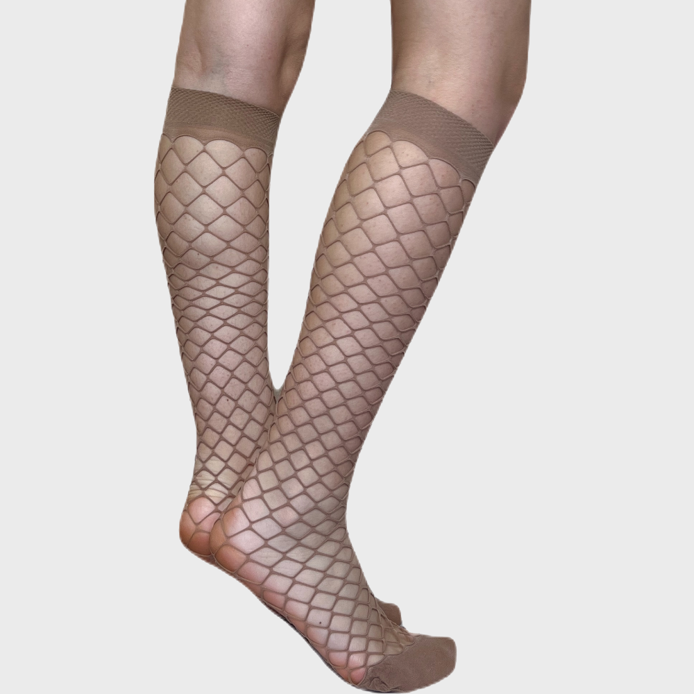 62KH | Large Mesh Knee High (6 Pairs)