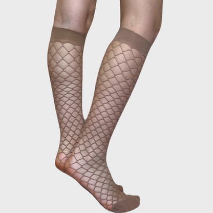 62KH | Large Mesh Knee High (6 Pairs)