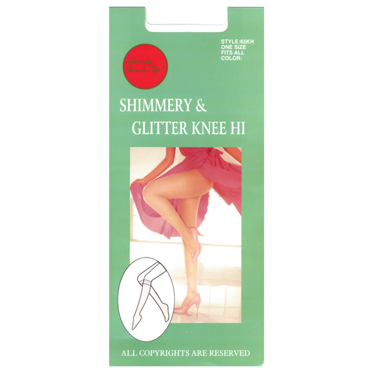 65KH | Shimmery Glitter Knee High (6 Pairs)
