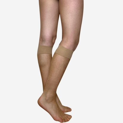 65KH | Shimmery Glitter Knee High (6 Pairs)