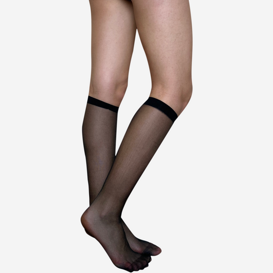 66KH | Nylon Knee High (6 Pairs)