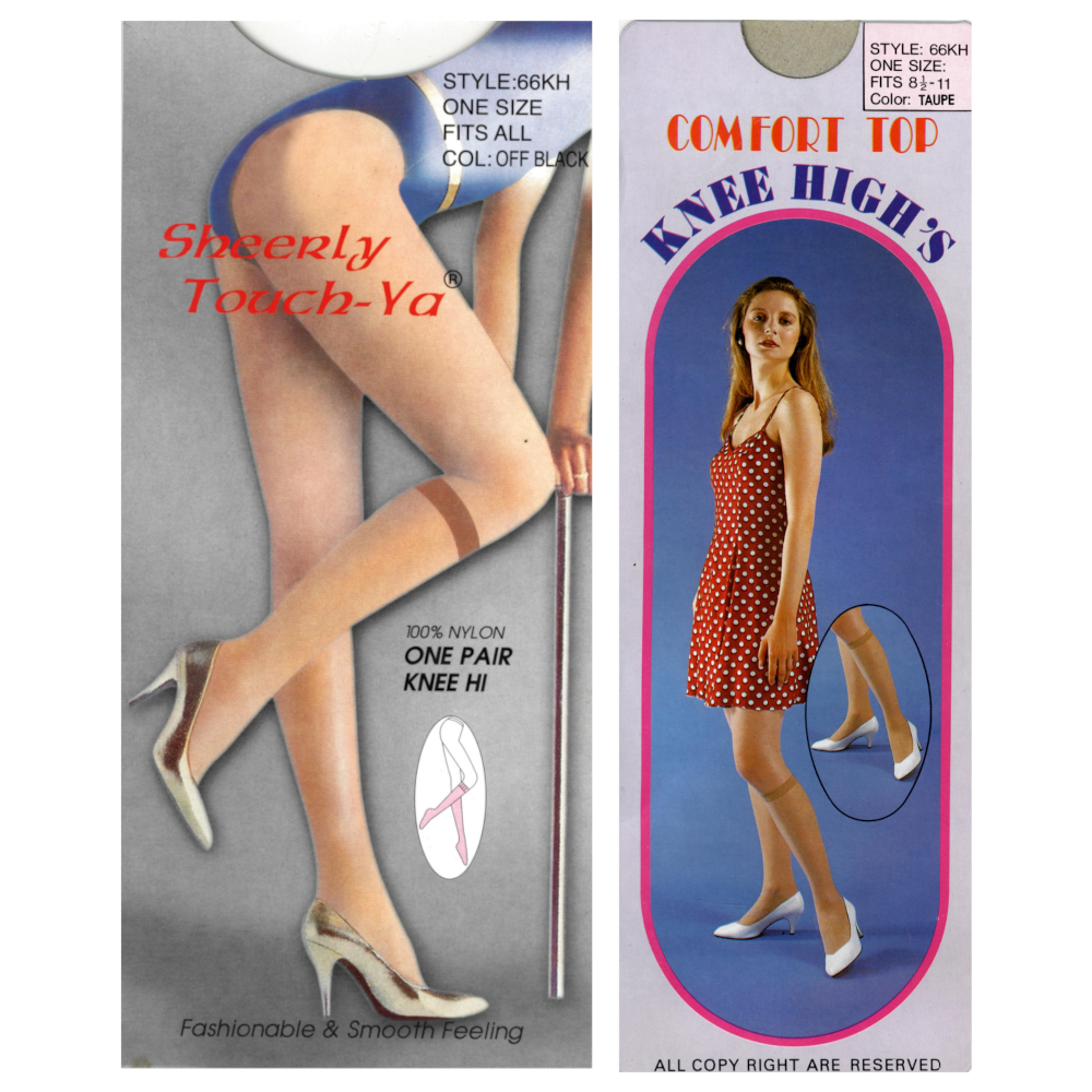 66KH | Nylon Knee High (6 Pairs)