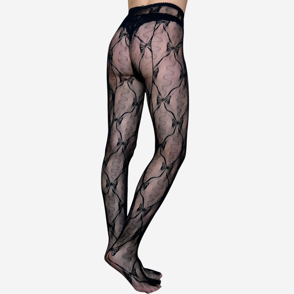 743LP | Nylon Lace Pantyhose (6 Pairs)