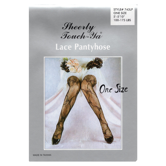 743LP | Nylon Lace Pantyhose (6 Pairs)