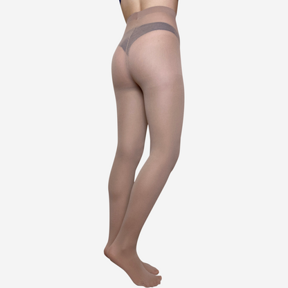 L-02 | Nylon Footed Opaque Tights (6 Pairs)