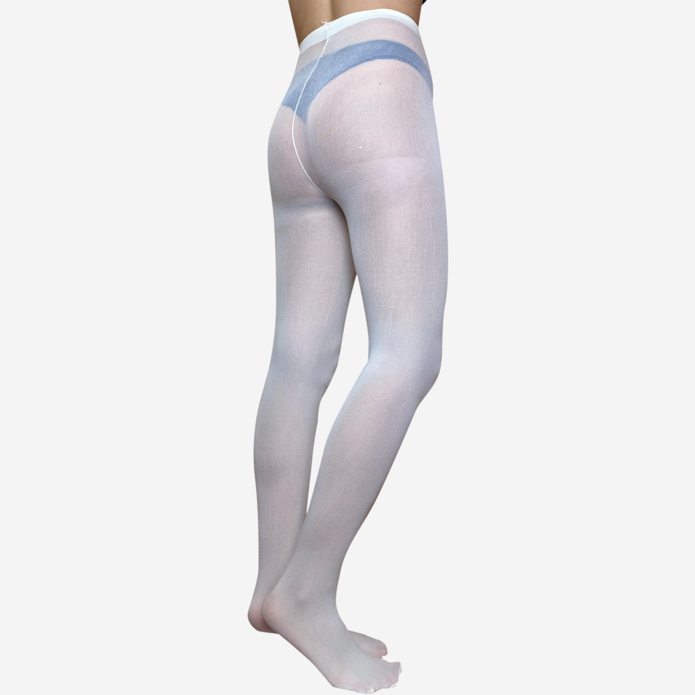 L-02 | Nylon Footed Opaque Tights (6 Pairs)
