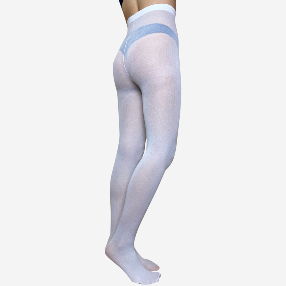 L-02 | Nylon Footed Opaque Tights (6 Pairs)