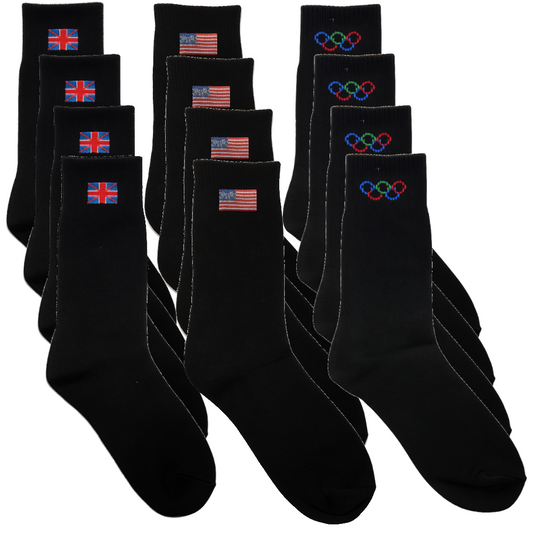 US-2003 | Unisex Crew & Cushion Sock (6 Pairs)