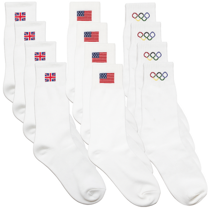 US-2003 | Unisex Crew & Cushion Sock (6 Pairs)